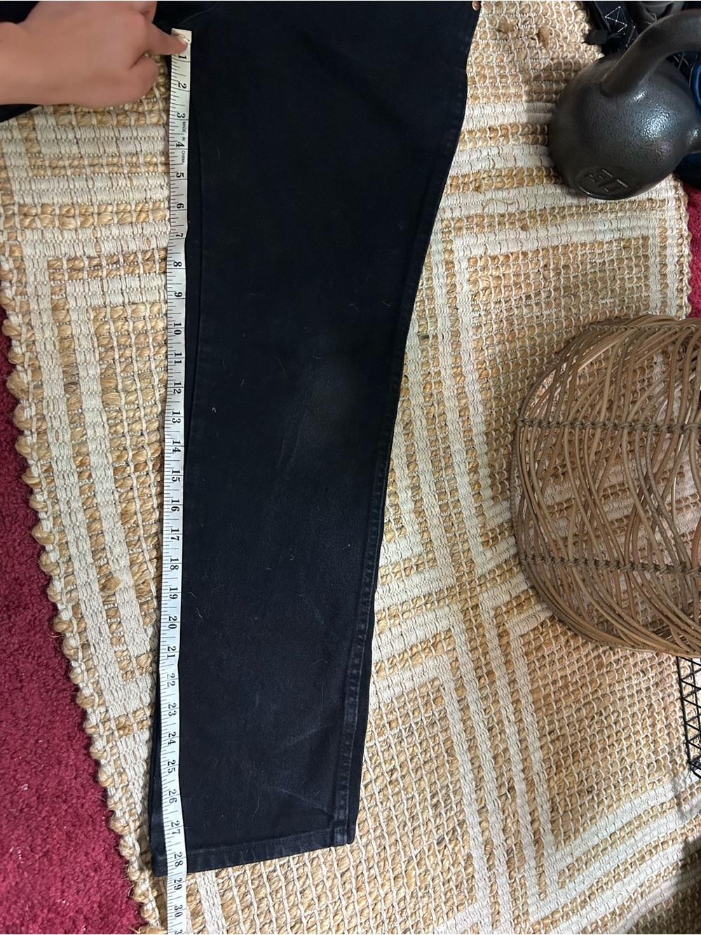 Wrangler Black Straight-Leg Jeans - Picture 6 of 8
